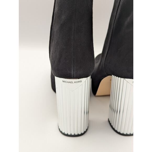 NIB Michael Kors Women's Porter Suede Platform Ankle Boot Size 8 - Picture 8 of 14